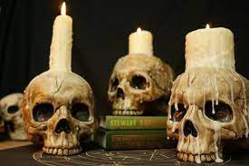 Not me, that's for sure! 720 Skull Candle Holders Ideas In 2021 Skull Candle Skull Candle Holder Candle Holders
