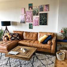 Kinsey Caramel 100 Leather Sectional Sofa Left Structu Leather Sofa Living Room Living Room Decor Family Room Sectional
