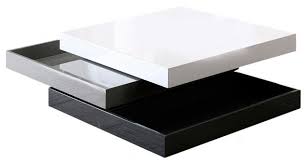 Emerson rectangular mod swivel coffee table w/ glass. In Stock Modern Rotary Coffee Table Cw01 Contemporary Coffee Tables By Novidesignhub Houzz