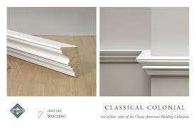 Simple lines create a dramatic look when used to create wall panels in a living room, dining room or family room. Classical Colonial Chair Rail Molding Chair Rail Molding Colonial Chair Chair Rail