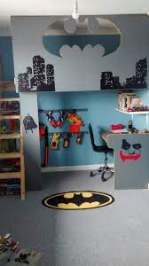 Leave it better than you find it. Our Sons Handmade Diy Batman Cabin Bed Superhero Room Batman Bedroom Boys Bedrooms