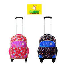 The swans' closest relatives include the geese and ducks. Swan Roll Trolley School Bag Backpack Girl Boy Beg Sekolah Swan Roda Shopee Malaysia