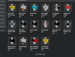 These outfits have everything from skins, cosmetics, shoes, hairstyles, and everything you can think of. Clothing That S On Sale Is Invisible In Group Website Bugs Devforum Roblox