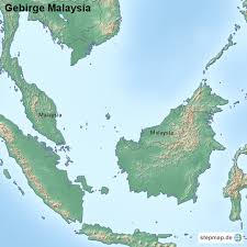 Malaysia location on the asia map. Gebirge Malaysia Von Landerkarte Landkarte Fur Malaysia