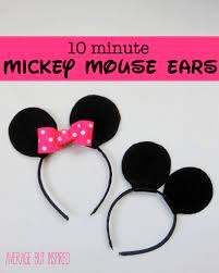 How To Make Your Own Mickey Or Minnie Mouse Ears In 10 Minutes Or Less Halloween Disney Minnie Mouse Birthday Party Minnie Birthday Party Minnie Birthday