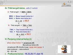 Yang harus dibuat adalah 6 kelas untuk mencari log (logaritma), caranya : Cara Mencari Batas Kelas Cara Golden