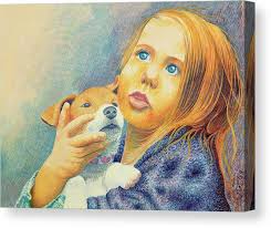 Puppy Canvas Print by Jason Matthew Henderson