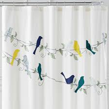 Bird Applique Shower Curtain Bird Shower Curtain Unique Shower Curtain Cool Shower Curtains