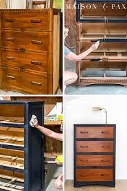Free shipping on orders over $25.00. Black And Wood Dresser Makeover Maison De Pax