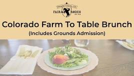 Colorado Farm-to-Table Brunch