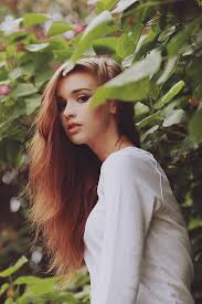 Young crossdress boy to girl pretty orange makeup with orange brown hair black dress. Pretty Girl Brown Hair Iphone X 8 7 6 5 4 3gs Wallpaper Download Iwall365 Com