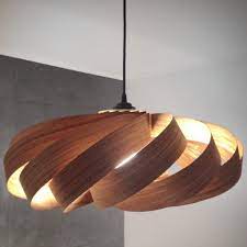 Veneer Design Lamp Real Wood Hanging Lamp Diy Lamp Lamp Design Lamp