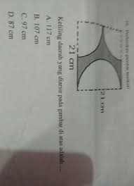 Perhatikan gambar di bawah ini keliling daerah yang diarsir adalah. Keliling Daerah Yang Diarsir Pada Gambar Di Atas Adalah Brainly Co Id