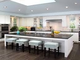kitchen island with cooktop and seating