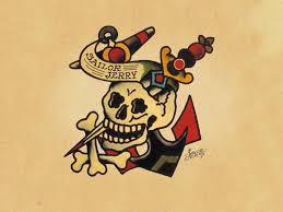 Pin De Fillipe Castro En Bloom Fleet Week Calaveras Tradicionales Tatuaje Tradicional Americano Tatuajes Tradicionales