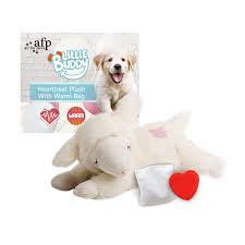 This super soft heated cushion mimics a litter mate and helps settle your puppy into sleeping soundly through the night. All For Paws Afp Snuggle Sheep Pet Behavioral Aid Toy Plush Toy One Heartbeat One Warm Pack White Buy Online In Aruba At Aruba Desertcart Com Productid 192280629