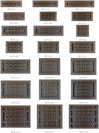 While there are some decorative options available for standard floor registers at your local completing this project yourself instead of ordering a designer vent cover online can save you a lot of money and allow you to create exactly what you're looking for. Other Large And Odd Sized Floor Vent And Return Sizes