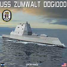 Next in ships and boats >>; Uss Zumwalt Ddg 1000 Destroyers 3d Model