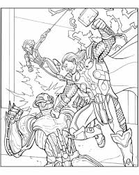 Please, feel free to share these drawing images with your friends. Thor Vs Ultron Coloring Page Free Printable Coloring Pages For Kids