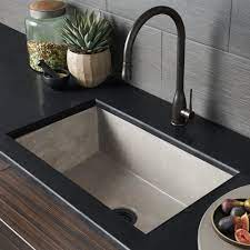 2 reviews of best undermount kitchen sinks 2021. Farmhouse 3018 Concrete Apron Front Kitchen Sink