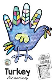Make A Cute Thanksgiving Turkey With Kids Using These Easy Step By Step Directed Drawing Instructions With Turkey Drawing Thanksgiving Drawings Hand Art Kids