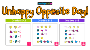 While it is unclear who created this opposite day and for what purposes, rumor has it that the unofficial holiday comes from a playground game, where children trick each other by asking silly questions and then reversing. Do Not Celebrate Opposite Day With These Boring Math Puzzles Mashup Math