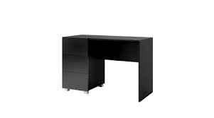 Bevorzugst du einen zeitlosen farbton für deinen neuen schreibtisch gehört die farbe schwarz zu einem der favoriten. 00563 Schreibtisch Calabrini Eiche Weiss Schwarz Wohnzimmer Emoebel24