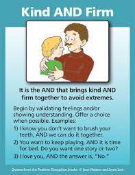 Kind And Firm Parenting Positive Discipline