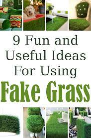 I Can 39 T Be The Only One Who Loves The Look Of Artificial Grass When Used In Home Decor Can I I Came Across A Few Br Fake Grass Grass Craft Grass