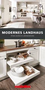 Moderne Landhauskuchen Von Nobilia In 2020 Moderne Landhauser Landhauskuche Moderne Landhauskuche