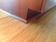This style is more suitable to be applied when you use wood as your main material of the cabinet. Show Me Your Toe Kicks