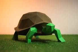 Diy Turtle 3d Model Template Origami Turtle Paper Crafts Origami
