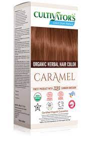 Organic Herbal Hair Color Caramel Natural Hair Dye With 100 Organic And Chemical Free Ingredients For Natu Herbal Hair Colour Chestnut Hair Color Hair Color