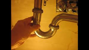 how to clean out a sink p trap, and