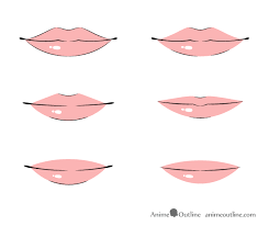 How To Draw Anime Lips Tutorial Animeoutline Anime Lips Anime Mouth Drawing Anime Nose