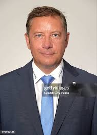 Vincent Hessler of the Eisbaeren Berlin during the portrait shot on...  Nachrichtenfoto