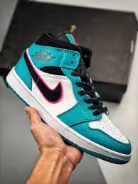 Black And Turquoise Jordans 1 Nike Air Jordan 1 Mid Aj1 852542 306 Yupoo Jordan 1 Mid Air Jordans Jordan 1