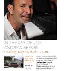 Thursday 29th May ...just before Annual Meeting ..sharing " In the Key Of  Joy"... in Dover NH, USA . If you are in the area or know others who might  be...Do let