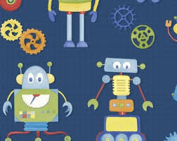 Das ist ein spannendes projekt: Robot Alphabet Etsy