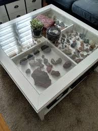 nuestra mesa liatorp ikea para exposicion de rocas