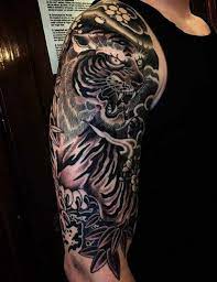 125 Best Half Sleeve Tattoos For Men Cool Ideas Designs 2021 Guide Half Sleeve Tattoo Cool Half Sleeve Tattoos Tiger Tattoo Sleeve