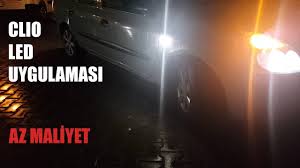 20 Tl Ye Clio Led Uygulamasi Tavan Sinyal Plaklik Ve Bagaj Lambasi Youtube