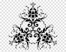 Find the right damask floral products for your next project and let's create something together. Damask Floral Flower Flourish Decorative Black White Damask Background Floral Design Pattern Transparent Png Pngset Com