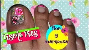 Clothing (brand) diseñitos de uñas para todas. Decoracion De Unas De Pies Mariposas Unas Decoradas