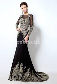 Did you scroll all this way to get facts about robe de soirée? Robe De Soiree Manches Longues Broderie Or