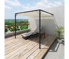 Muurluifel Spineda Met Uitschuifbaar Dak 3x3 M Pergola Patio Paviljong Gazebo