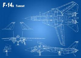 Displate Poster Artistic Blueprint Of A F 14 Tomcat Fighter 14 Tomcat Blueprint Fighter Jet Airplane Aviation War Army Blueprints Fighter Jets Fighter