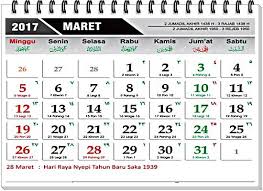 Beberapa hal yang sekiranya perlu dicermati terkait penyusunan kalender pendidikan tahun pelajaran 2017/2018 adalah : Kalender Jawa 2017 Maret