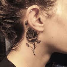 25 Creative Neck Tattoos For Women Rose Neck Tattoo Flower Neck Tattoo Neck Tattoo