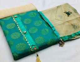 Shop coldwater creek for the best plus size dresses for women. Aqua Green Color Exclusive Banarasi Dress Material Suit For Women Rj Fashion